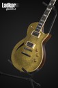 2021 ESP USA Eclipse Semi-Hollow Gold Sparkle Metal Flake Prototype NEW