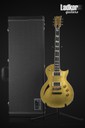 2021 ESP USA Eclipse Semi-Hollow Gold Sparkle Metal Flake Prototype NEW