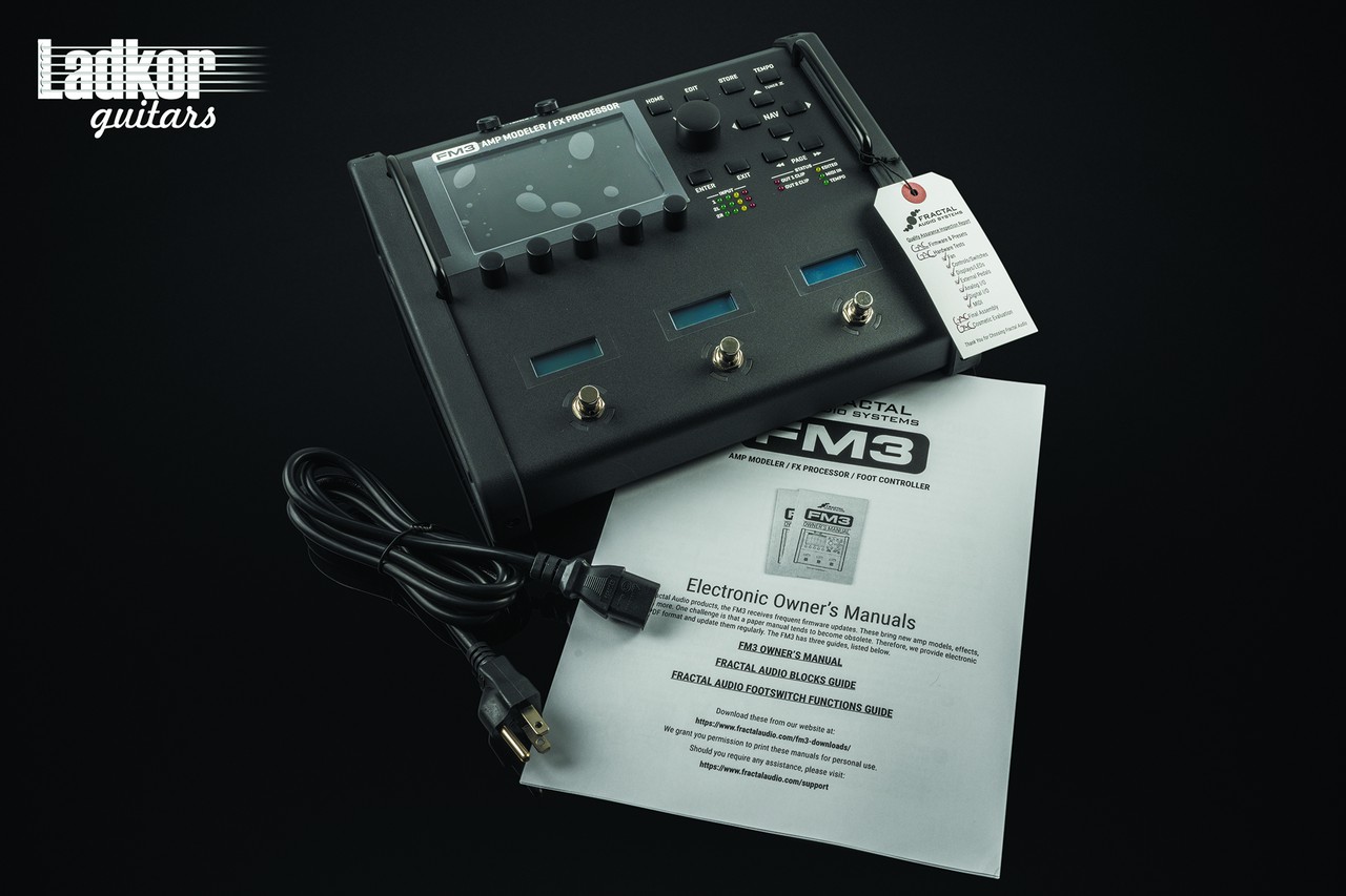 Fractal Audio FM3 Amp Modeler Multi-FX Processor Floor Unit