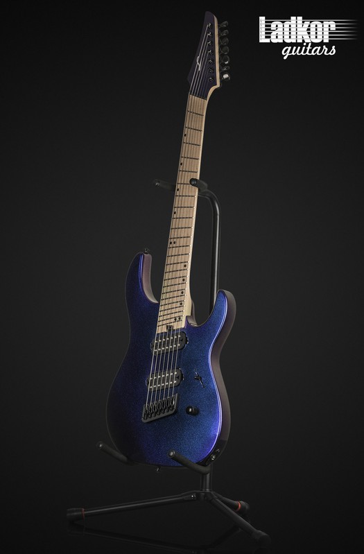 Legator N7FS Blue Purple Color Shift Fanned Fret Multi Scale 7 String Ninja S Series NEW