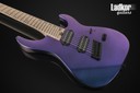 Legator N7FS Blue Purple Color Shift Fanned Fret Multi Scale 7 String Ninja S Series NEW