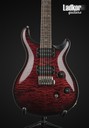 2009 PRS Custom 24 10 Top Employee Black Cherry Quilt Top Rosewood Neck