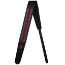 Richter GUITAR STRAP  PAUL LANDERS  BLACK  RED 1628