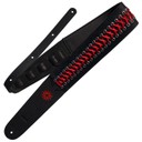Richter GUITAR STRAP  PAUL LANDERS  BLACK  RED 1628