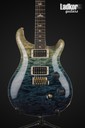 2013 PRS Custom 24 Wood Library Artist Package One Piece Quilt Top Blue Fade Brazilian Rosewood Korina