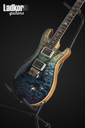 2013 PRS Custom 24 Wood Library Artist Package One Piece Quilt Top Blue Fade Brazilian Rosewood Korina