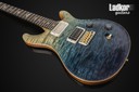 2013 PRS Custom 24 Wood Library Artist Package One Piece Quilt Top Blue Fade Brazilian Rosewood Korina