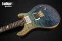 2013 PRS Custom 24 Wood Library Artist Package One Piece Quilt Top Blue Fade Brazilian Rosewood Korina