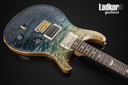 2013 PRS Custom 24 Wood Library Artist Package One Piece Quilt Top Blue Fade Brazilian Rosewood Korina