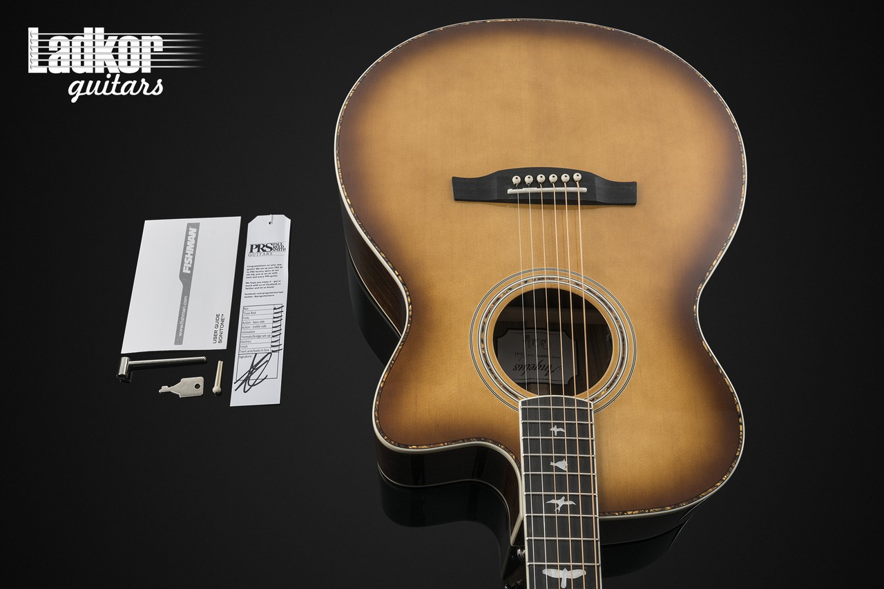 PRS SE A40E Tobacco Sunburst Ovangkol Angelus Acoustic