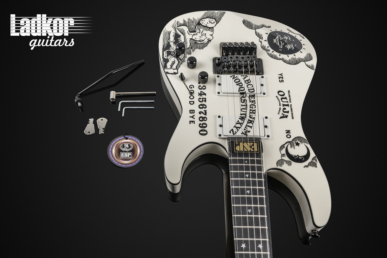 2009 ESP Custom Shop Kirk Hammett KH-2 Ouija White Limited Edition