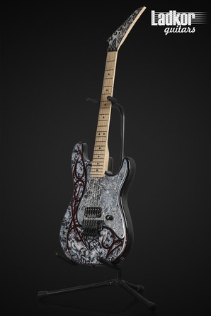 2007 Charvel USA Custom Shop San Dimas Gothic Tribal Craig Fraser NAMM Limited Edition 7 Of 10