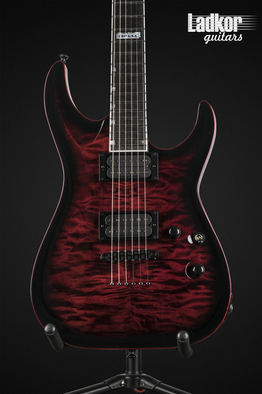 ESP USA Horizon-II Quilt Maple Top See Thru Black Cherry w