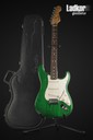 2000 Fender American Deluxe Stratocaster Emerald Green Transparent Special Edition 1 Of 200