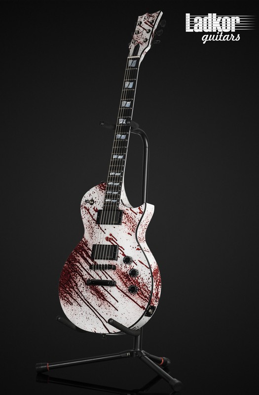 ESP USA Eclipse Blood Splatter White EMG NEW