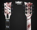 ESP USA Eclipse Blood Splatter White EMG NEW