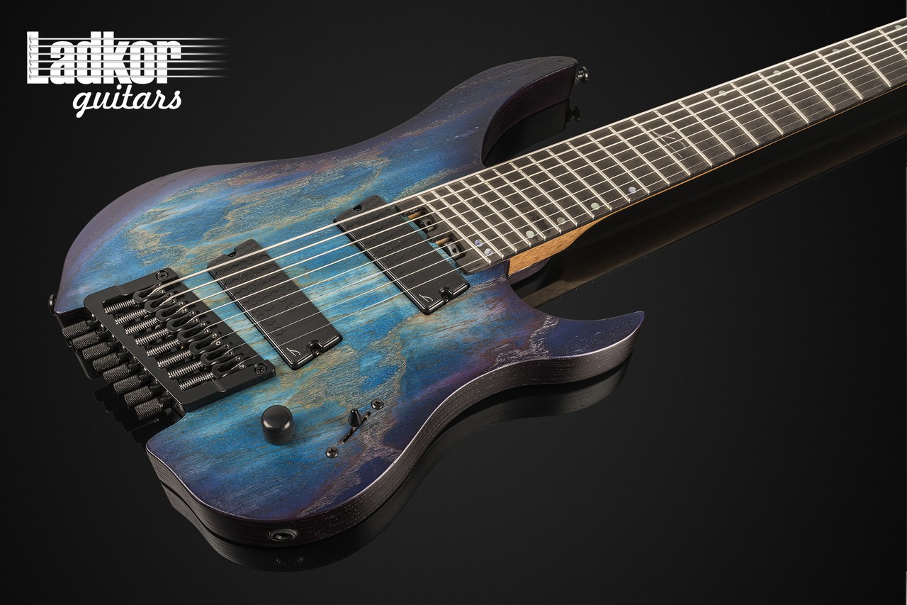 sp.cartel one or eightマット　grindlodge Legator Ghost G8FP Cali Cobalt Headless Fanned Fret Multi
