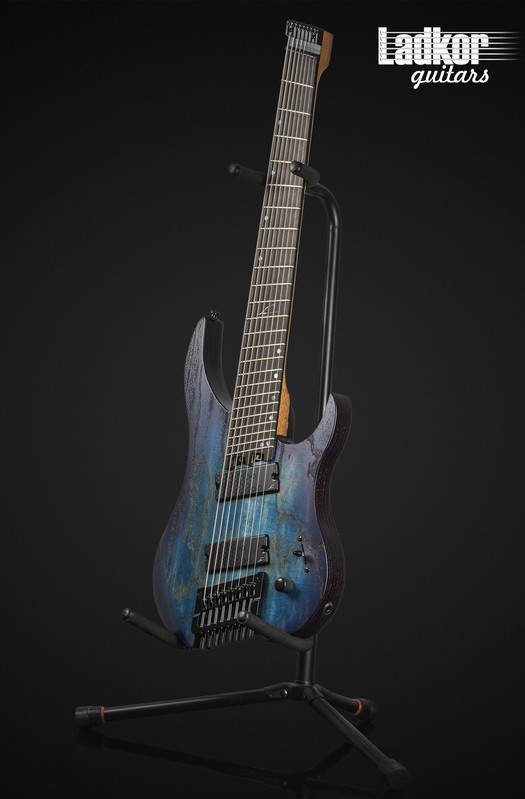 Legator Ghost G8FP Cali Cobalt Headless Fanned Fret Multi Scale 8 String Performance Series NEW