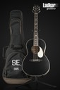 PRS SE P20 Black Top Parlor Acoustic Guitar NEW