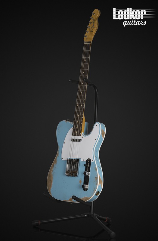 2020 Fender Custom Shop 60 Telecaster Daphne Blue Heavy Relic NEW