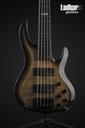 ESP E-II BTL-5 Black Natural Burst 5 String Bass Guitar NEW