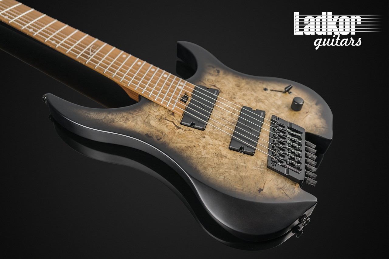 Legator Ghost G7FOD Jupiter Burst Headless Fanned Fret Multi