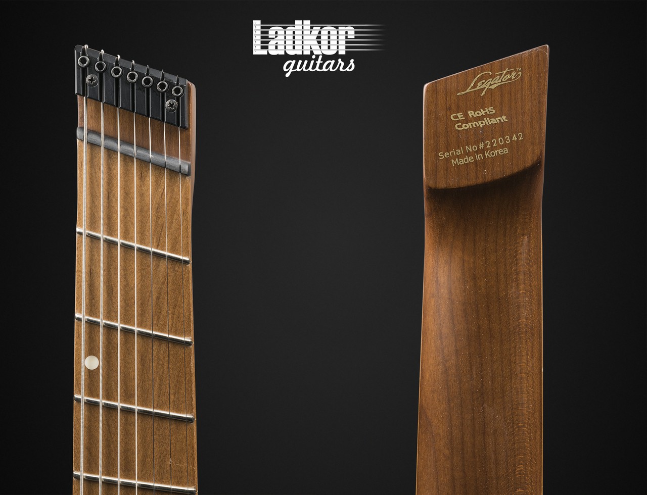 Legator Ghost G7FOD Jupiter Burst Headless Fanned Fret Multi
