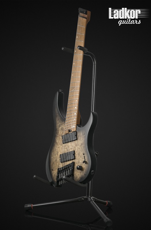 Legator Ghost G7FOD Jupiter Burst Headless Fanned Fret Multi-Scale 7 String Fishman Fluence Overdrive Series NEW