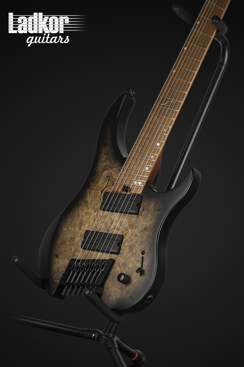 Legator Ghost G7FOD Jupiter Burst Headless Fanned Fret Multi