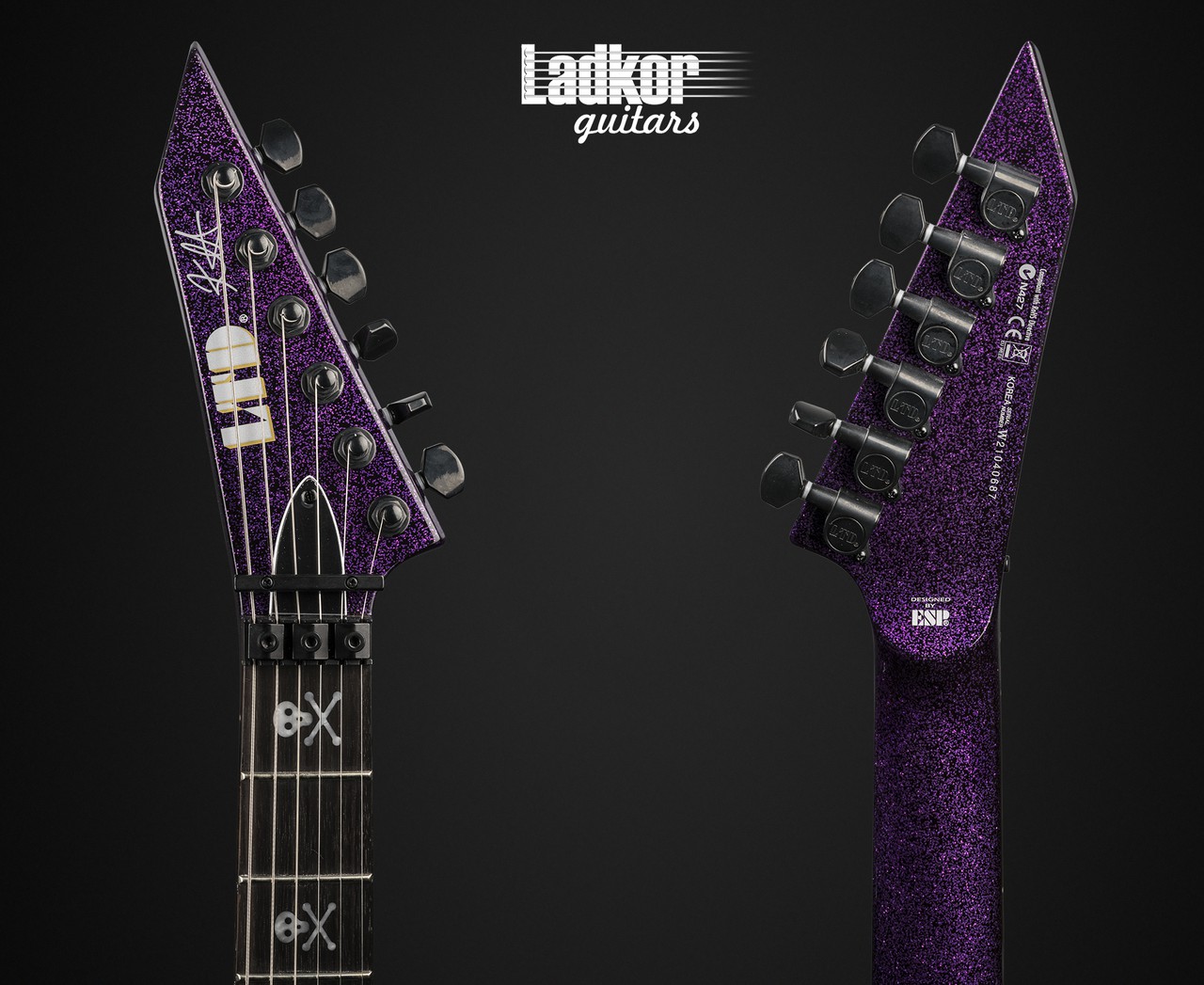 ESP LTD KH-602 PSP Purple Sparkle Kirk Hammett Signature NEW