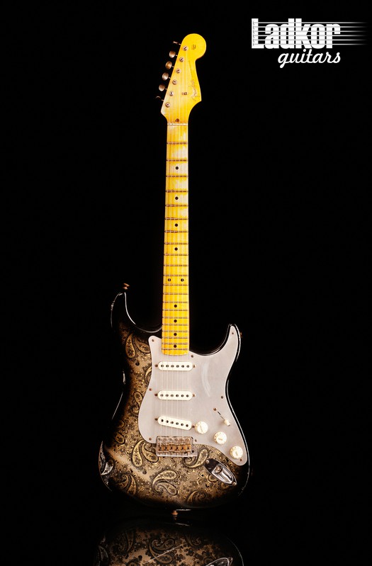 2020 Fender Custom Shop El Diablo Stratocaster Relic Aged Black Paisley Limited Edition NEW