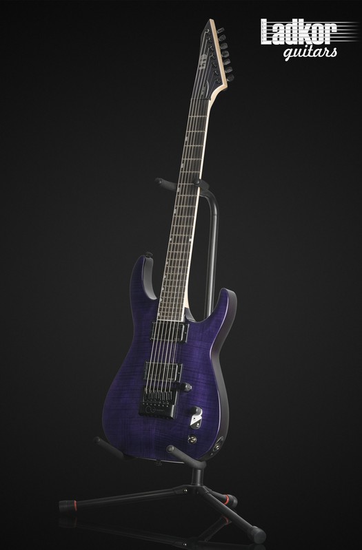 ESP LTD SH-7 See Thru Purple Brian "Head" Welch Signature Korn Evertune 7-String NEW