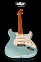 2021 Fender Custom Shop 1957 Stratocaster Relic Faded Aged Daphne Blue NEW