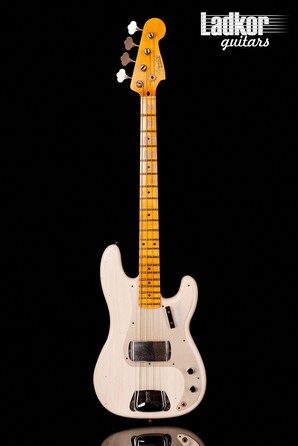 2021 Fender Custom Shop 1959 Precision Bass Journeyman Relic Aged White Blonde NEW
