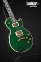 2012 Gibson Custom Shop Les Paul Ultima "Tree of Life" Trans Green Quilt Top