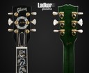 2012 Gibson Custom Shop Les Paul Ultima "Tree of Life" Trans Green Quilt Top