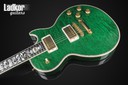 2012 Gibson Custom Shop Les Paul Ultima "Tree of Life" Trans Green Quilt Top