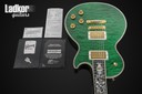 2012 Gibson Custom Shop Les Paul Ultima "Tree of Life" Trans Green Quilt Top