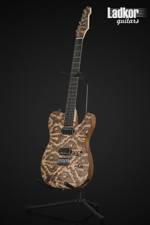 ESP USA TE-II HT Dino Muradian Snake Skin Quilt Top Pyrograph 1 Of 10 Limited Edition NEW