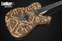 ESP USA TE-II HT Dino Muradian Snake Skin Quilt Top Pyrograph 1 Of 10 Limited Edition NEW