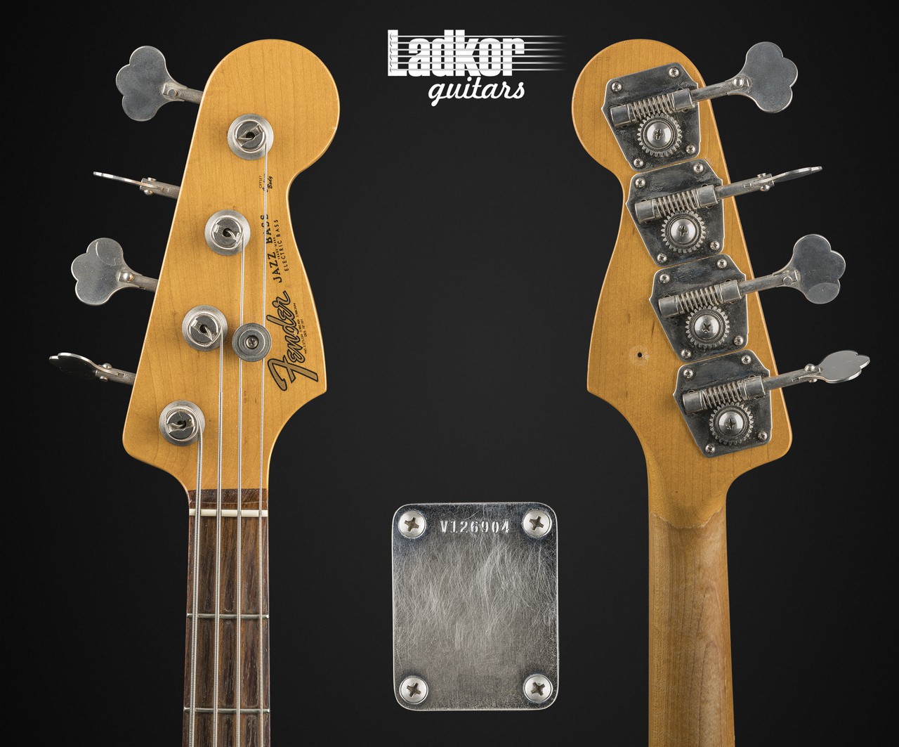 1999 Fender American Vintage Reissue 1962 Black Jazz Bass AVRI 62