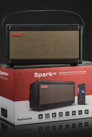 Positive Grid Spark MINI 10W Battery-Powered Stereo Combo Amp Pearl