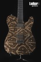 ESP USA TE-II HT Dino Muradian Snake Skin Quilt Top Pyrograph 8 Of 10 Limited Edition NEW