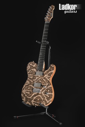 ESP USA TE-II HT Dino Muradian Snake Skin Quilt Top Pyrograph 8 Of 10 Limited Edition NEW