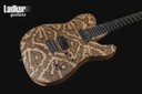 ESP USA TE-II HT Dino Muradian Snake Skin Quilt Top Pyrograph 8 Of 10 Limited Edition NEW