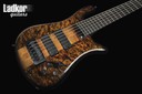 Spector NS-6 XL Ale's Inferno Buckeye Burl Top Redwood Fishman Fluence Neck-Thru 6 String Bass NEW