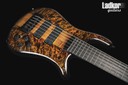 Spector NS-6 XL Ale's Inferno Buckeye Burl Top Redwood Fishman Fluence Neck-Thru 6 String Bass NEW