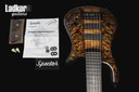 Spector NS-6 XL Ale's Inferno Buckeye Burl Top Redwood Fishman Fluence Neck-Thru 6 String Bass NEW