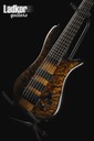 Spector NS-6 XL Ale's Inferno Buckeye Burl Top Redwood Fishman Fluence Neck-Thru 6 String Bass NEW