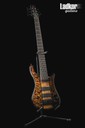 Spector NS-6 XL Ale's Inferno Buckeye Burl Top Redwood Fishman Fluence Neck-Thru 6 String Bass NEW